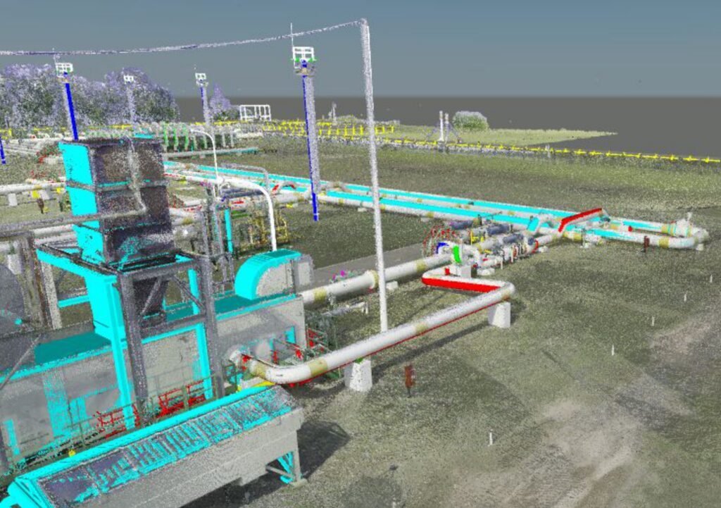 Escaneo laser 3D turbina